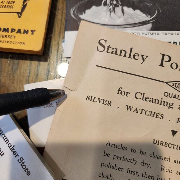 Vintage Ephemera Lot Product Manuels Advertising Instruction 50's 60's 70's 80's - Picture 8 of 16